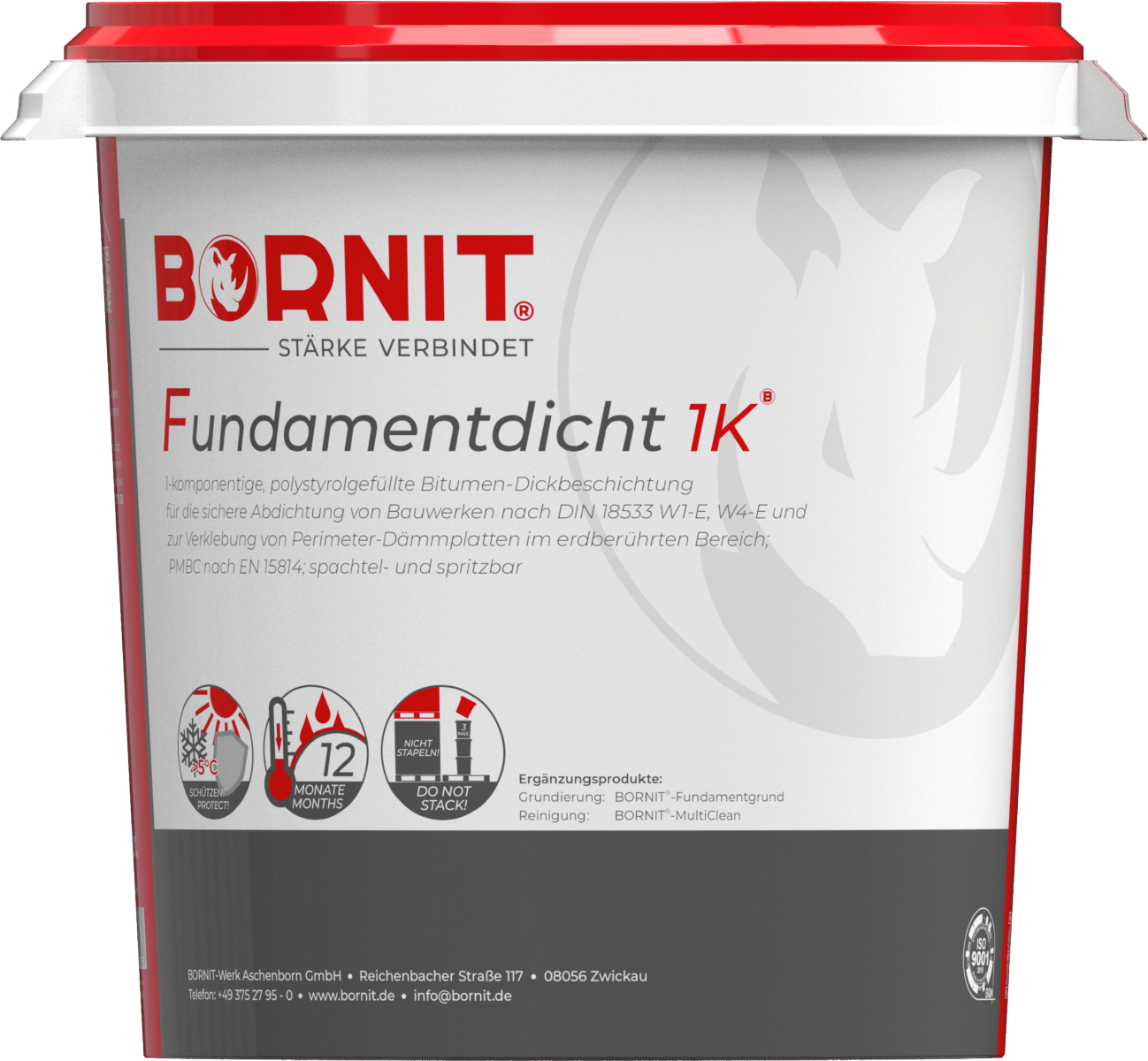 Bornit Fundamentdicht 1 K - Bitumendickbesch. 32 l