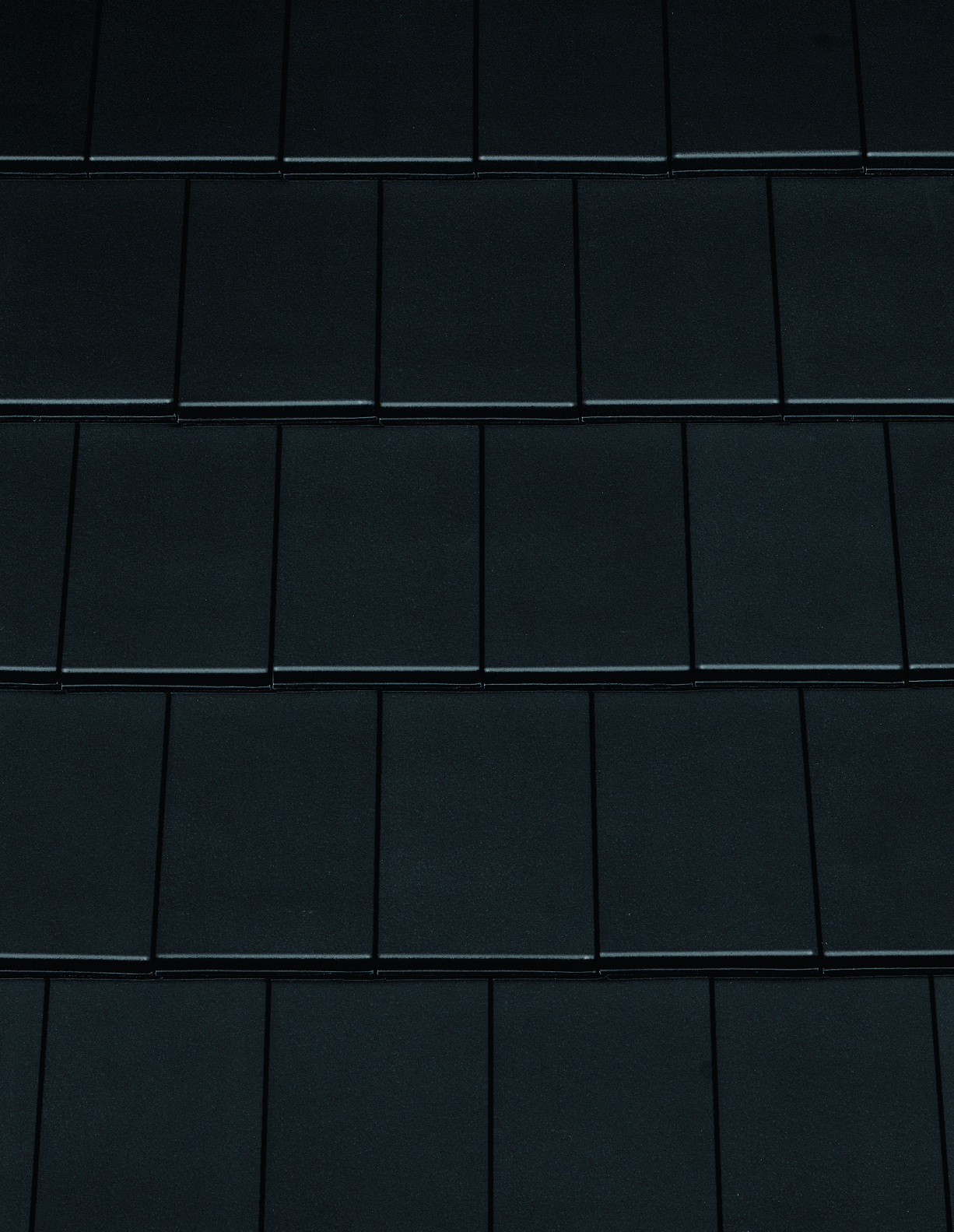 Creaton Domino Glattziegel - Finesse schwarz glasiert