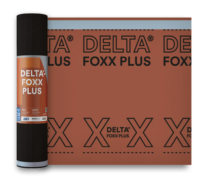 Delta-Foxx Plus Schalungsbahn - Selbstkl.-Rand 75 qm UDB-A