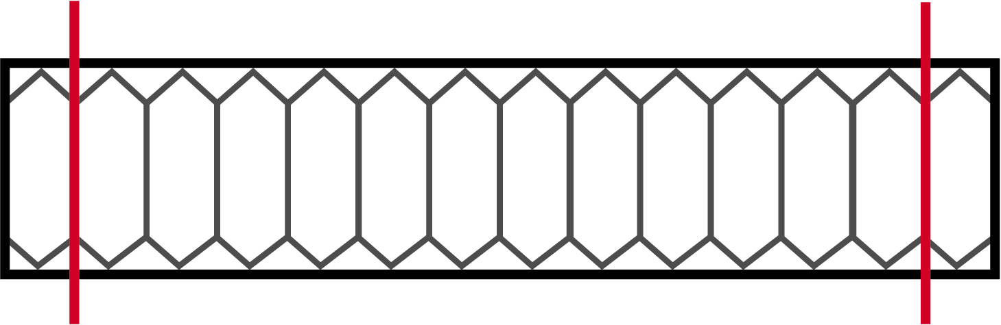 Heuel-Alu-Endlosrost Snap - 150 cm schwarz ohne Halter