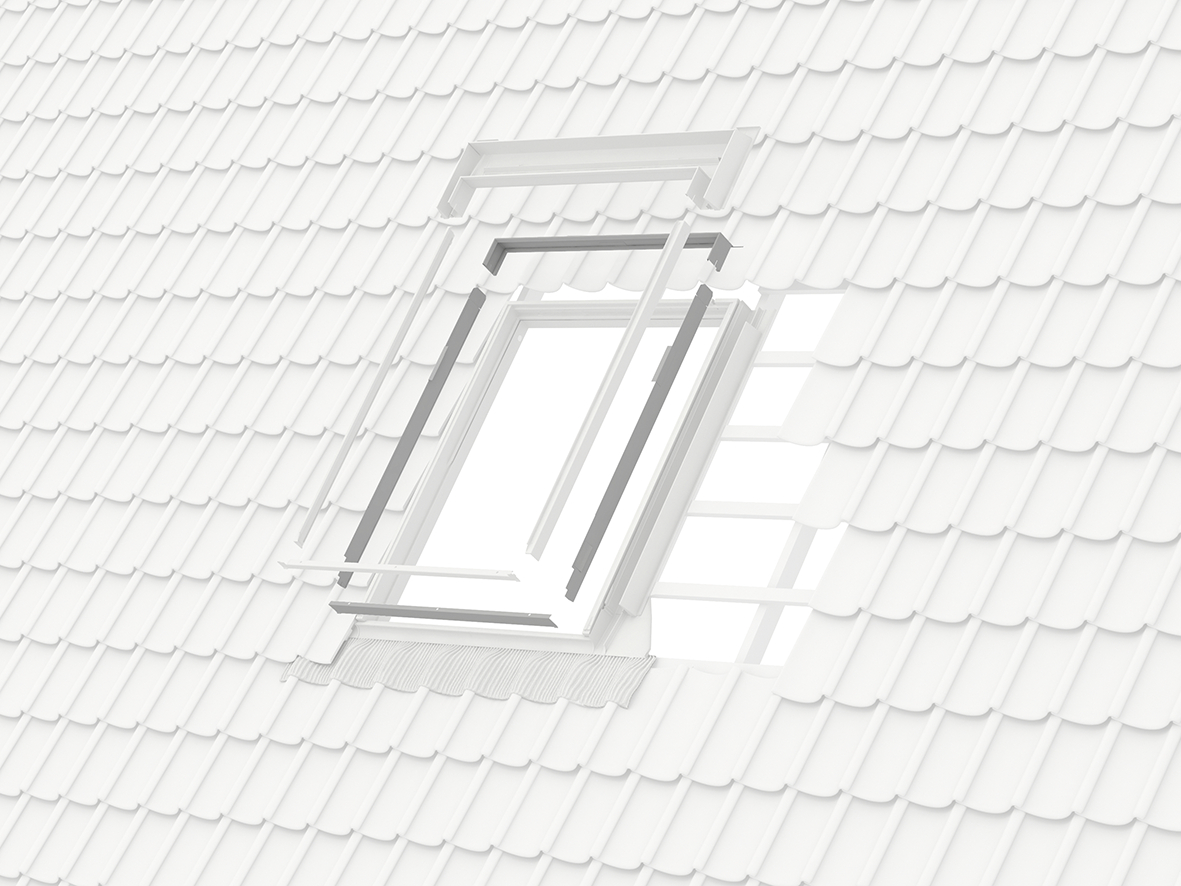 Velux Eindeckrahmen Anpass-Set ELX - PK08 0000 z. Austausch alter Fenster
