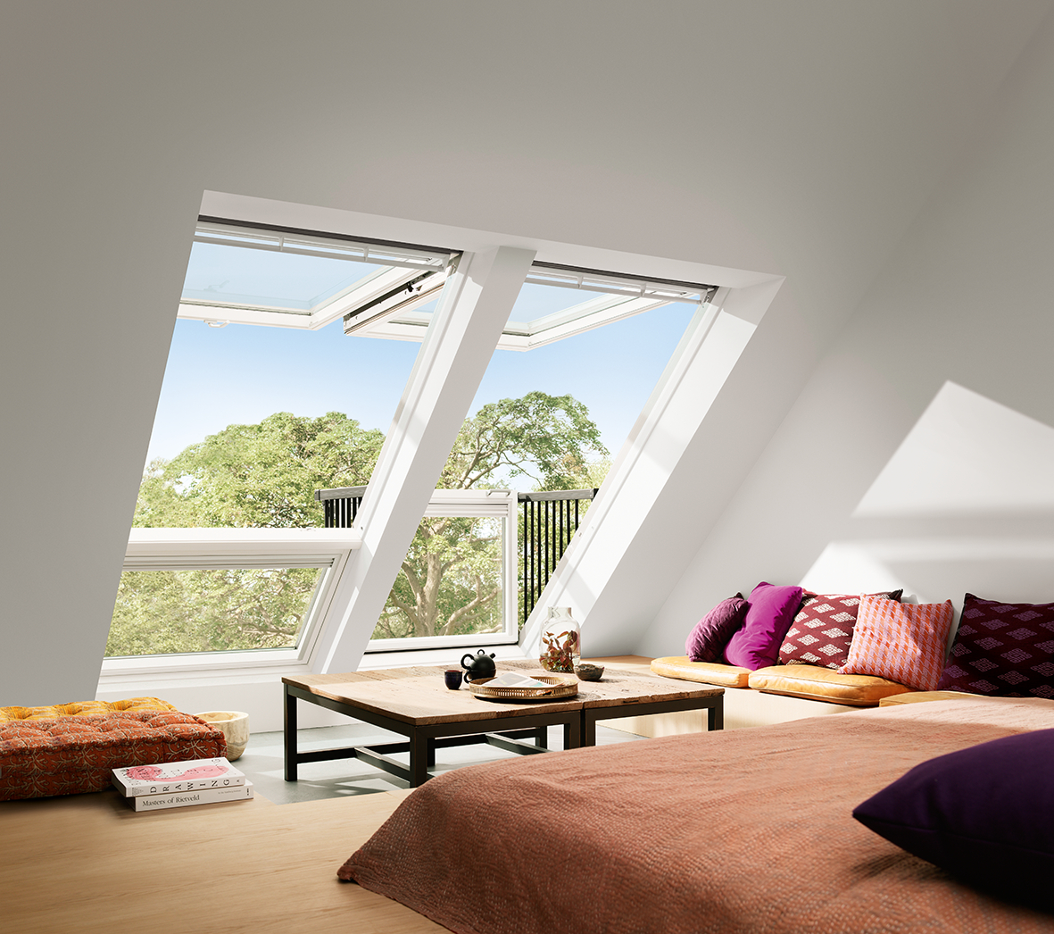 Velux Cabrio GDL SK19 3066 - klar Alu En.plus 114 x 252 cm